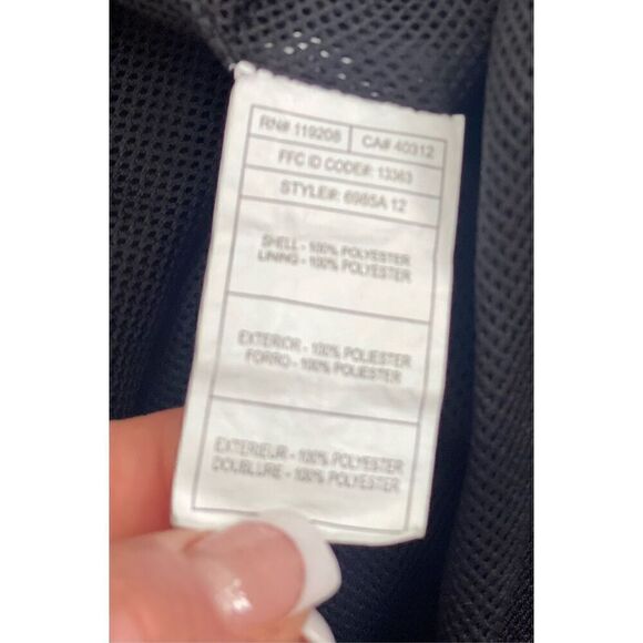 Adidas Men’s Performance All Weather Zip Front Jacket Size XXL Black - Picture 9 of 9